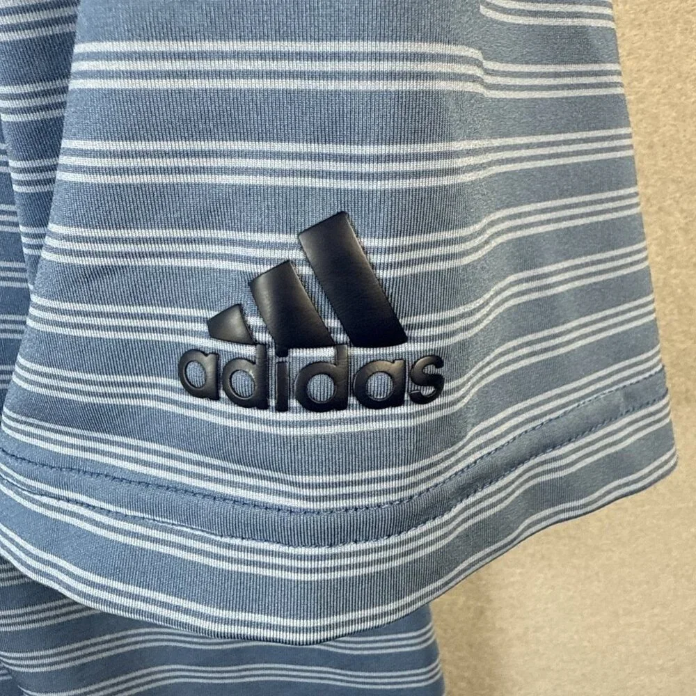 Adidas Golf Short Sleeve Performance Polo Shirt Mens Size M Poly University Park